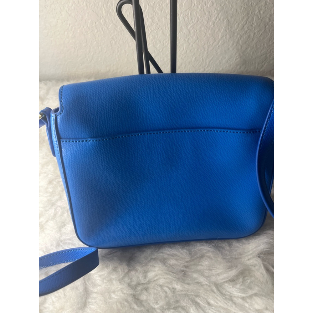 Vera Bradley Twice As Nice Crossbody Coastal Blue Genuine Leather Purse - Picture 8 of 12